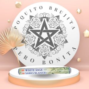 White Sage Incense 20 Sticks/Sabio Blanco Incienso Box